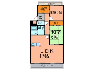 ファミ－ル小幡の物件間取画像